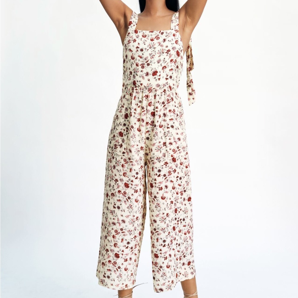 Zara Soft Printed Jumpsuit - Picture 2 of 3